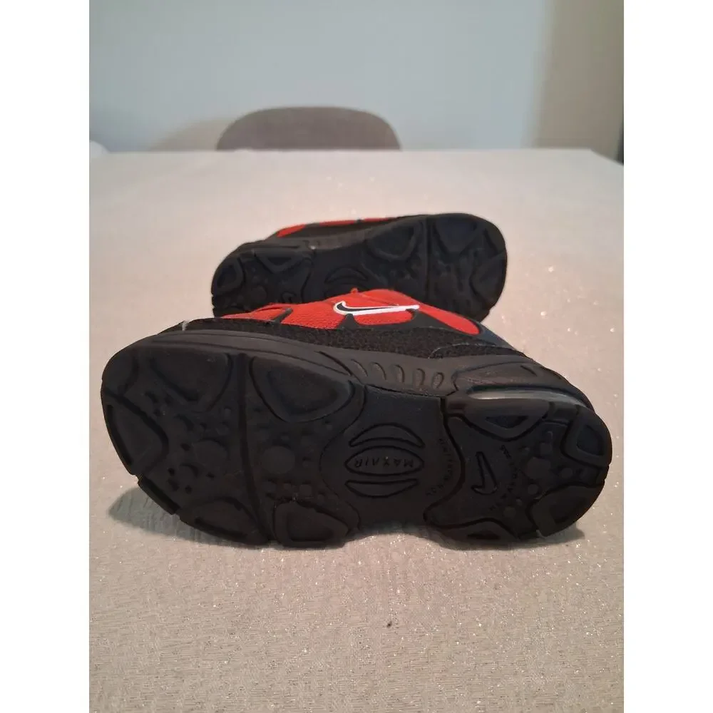 Nike Little Air Max Plus TD University Red Black CI5651-600 Size 7C No Insoles